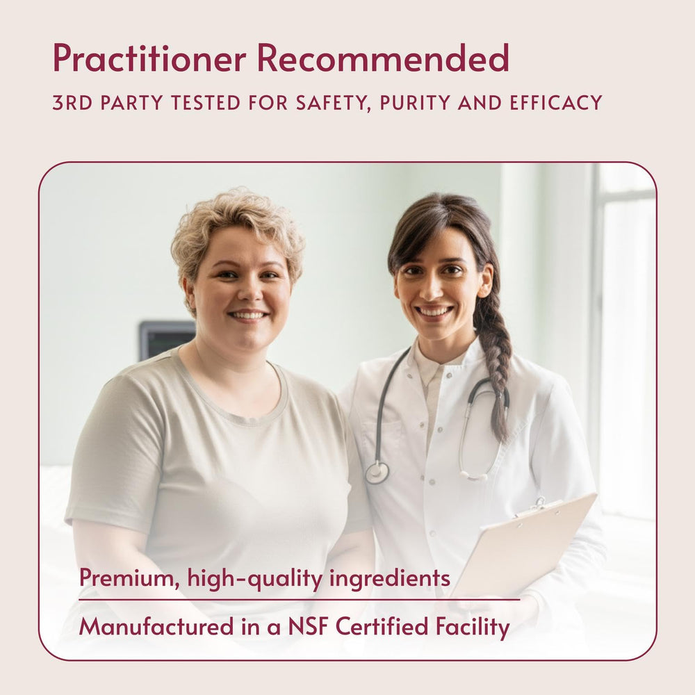 Nutrient chart showing 200% DV of 13 key nutrients