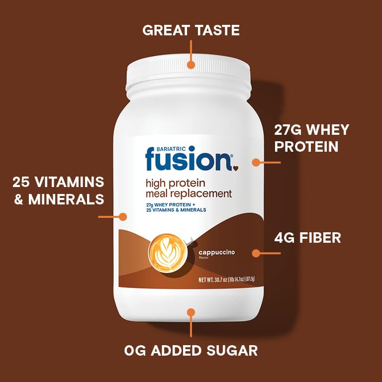 Bariatric Fusion polvo cremoso, textura fina para mezcla homogénea