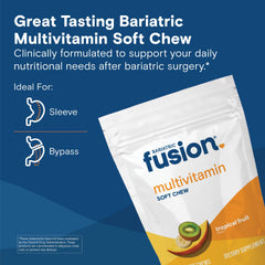 Bariatric Fusion close-up de textura del soft chew que facilita la ingestión