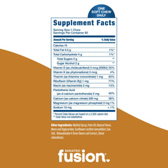 Bariatric Fusion etiqueta nutricional con ingredientes clave visibles