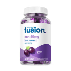 Bariatric Fusion frasco frontal mostrando 60 unidades y beneficio conveniencia