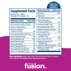 Bariatric Fusion etiqueta con ingredientes y dosis para consulta médica