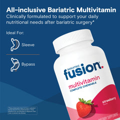 Bariatric Fusion tabletas masticables detalle que facilita la toma