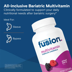 Bariatric Fusion detalle de tabletas masticables que facilita la toma diaria