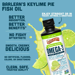 Barlean's vertido sobre yogur para añadir omega-3 sabroso
