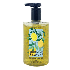 Bath & Body Works primer plano de la textura en gel hidratante y rápida absorción