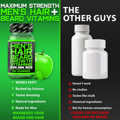 BBS BEST BEARD STUFF etiqueta con ingredientes clave y beneficios visibles