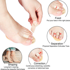 BBTO corrector en uso dentro de zapato, reduce fricción y mejora confort
