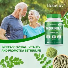 Bcuelov moringa en mesa de desayuno sugiere integración en rutina