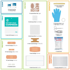 Be Smart Get Prepared colección de vendajes surtidos para proteger cortes y ampollas