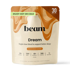 BEAM envase frontal mostrando la etiqueta y beneficios