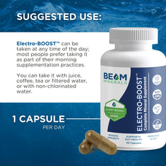 BEAM Minerals cápsulas junto a equipo deportivo para recuperación post-ejercicio