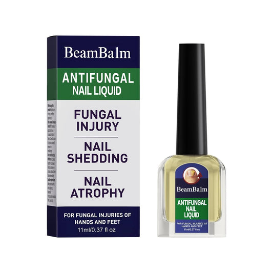 BeamBalm frente del empaque mostrando producto y beneficio de tratamiento