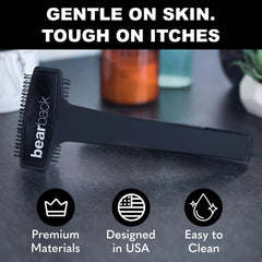 bearback comparación de tamaño para visualizar alcance y ergonomía
