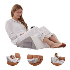 Bedluxe elevación de piernas postoperatoria promoviendo circulación y descanso