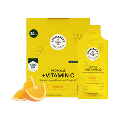 Beekeeper's Naturals frente del empaque mostrando suplemento y beneficios