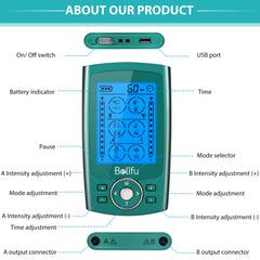 Belifu electrodos autoadhesivos dispuestos listos para uso, aplicación reutilizable