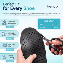 benoo líneas guía de corte para recortar y personalizar ajuste con facilidad