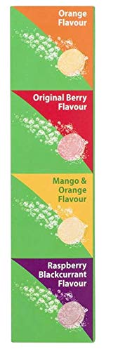 Berocca frambuesa y grosella negra, sabor afrutado para pausa revitalizante.