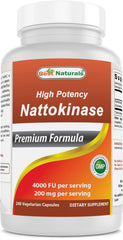 Best Naturals frente del envase mostrando 240 cápsulas y ventajas de suministro prolongado