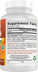 Best Naturals sello GMP y pruebas de laboratorio demuestra control de calidad