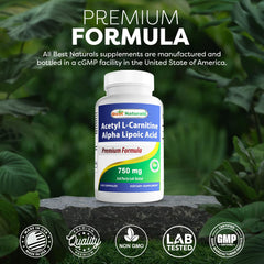 Best Naturals frasco en mano para comparar tamaño y cantidad