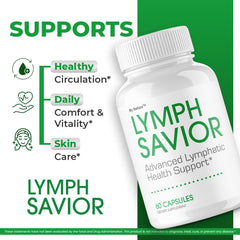 BetaX Lymph Savior detalle de etiqueta con ingredientes y advertencias visibles