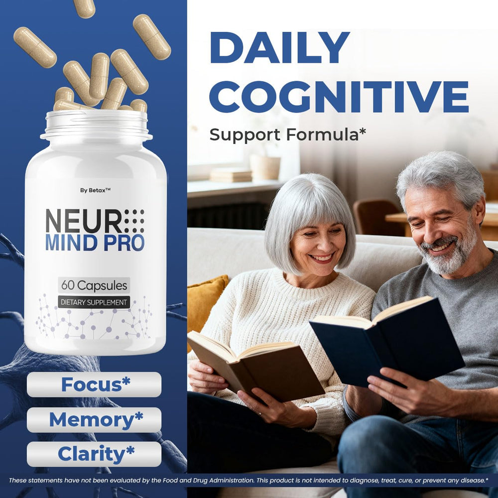 BetaX NeuroMind Pro tres frascos apilados para suministro trimestral