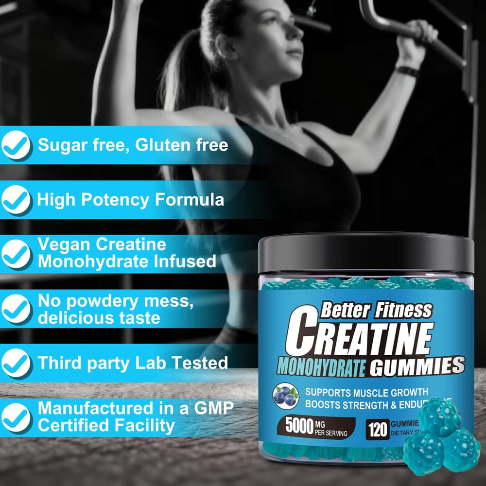 Ingredientes listados en etiqueta BetterFitness mostrando creatina y taurina