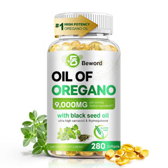 BEWORD envase frontal mostrando 280 cápsulas y diseño, transparencia y confianza