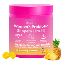 BIGBIO envase frontal de gominolas para equilibrio pH íntimo