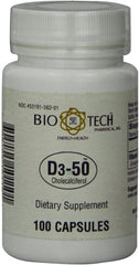 Bio-Tech Pharmacal frasco frontal mostrando etiqueta clara y beneficios