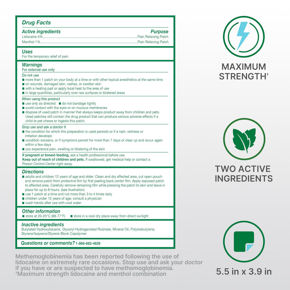 Biofreeze primer plano del borde adhesivo que evita el levantamiento