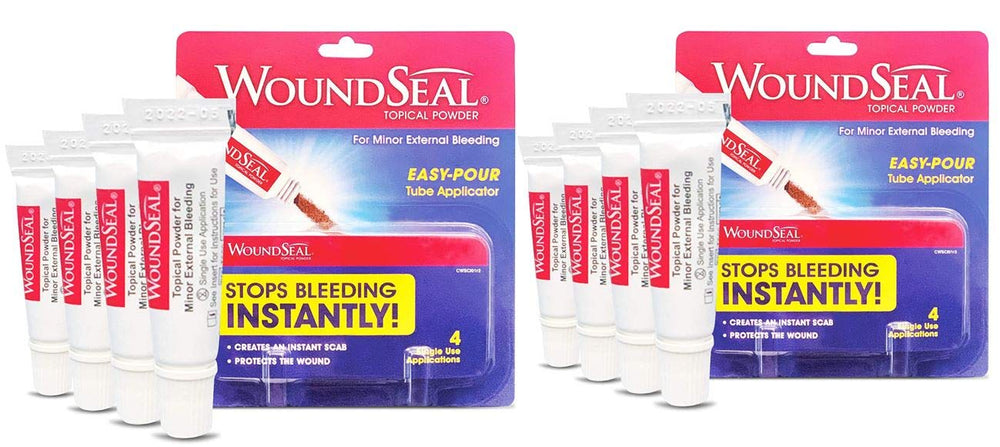 Biolife WoundSeal: polvo que forma costra instantánea para sellar la herida.