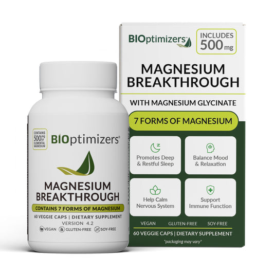 BIOptimizers frasco frontal mostrando etiqueta clara y formulación completa