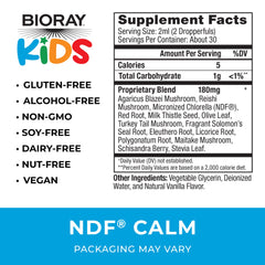 BIORAY Kids NDF Calm gotero vanilla: dosis simples para rutinas nocturnas.