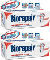 Biorepair tubo frontal mostrando etiqueta y beneficio reparación del esmalte