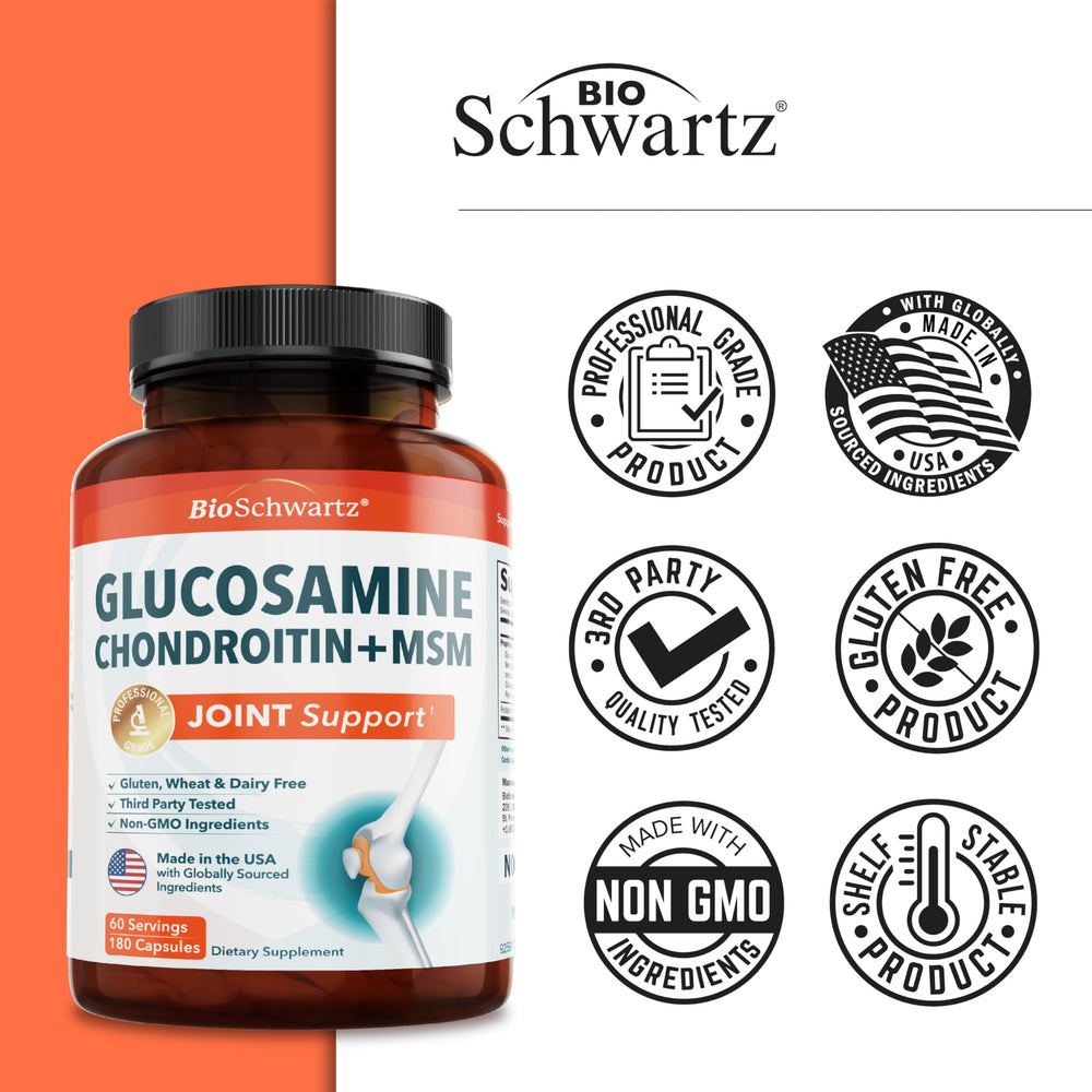 BioSchwartz collage de glucosamina condroitina MSM y FruiteX-B