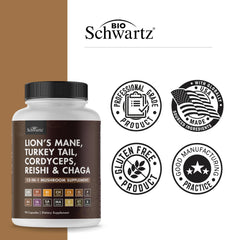 BioSchwartz producto en uso sobre escritorio para concentración laboral