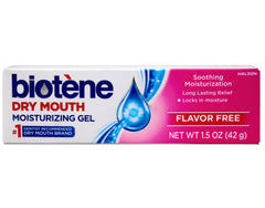 biotène textura de gel en primer plano para hidratación concentrada