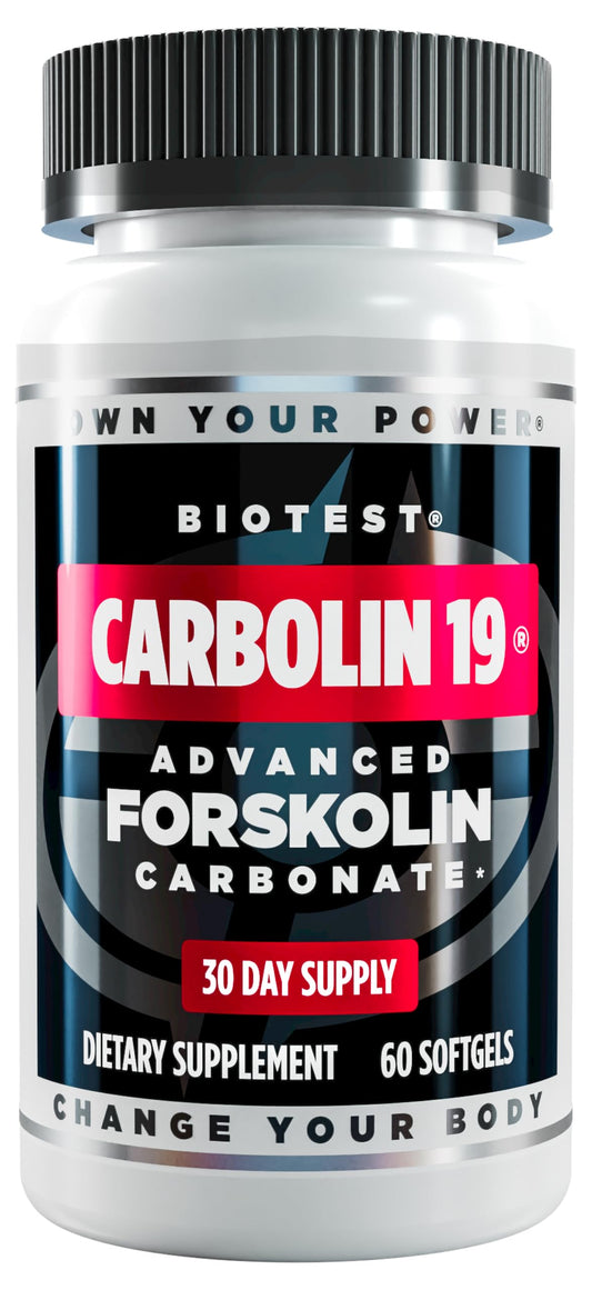 Biotest Carbolin-19 frontal del envase mostrando diseño y beneficio claridad
