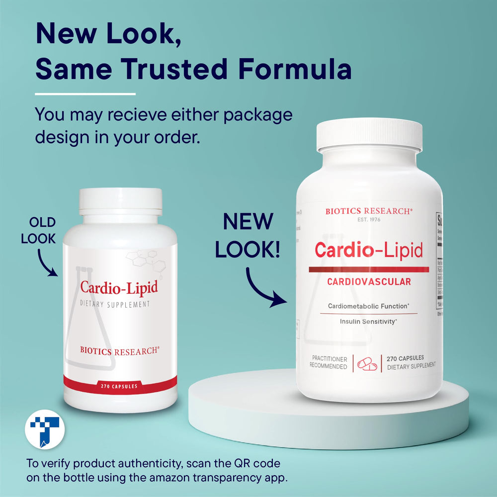 BIOTICS RESEARCH Cardio-Lipid envase en laboratorio certificando controles de calidad
