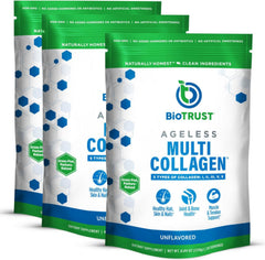 BioTrust envase frontal del pack de 3 mostrando el diseño y beneficios