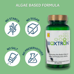 Bioxtron etiqueta nutricional enfocada en ingredientes principales