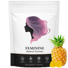BIWQTY envase frontal de gomitas piña que muestra presentación práctica