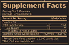 Black Girl Vitamins acercamiento a gomita mostrando textura y consumo fácil