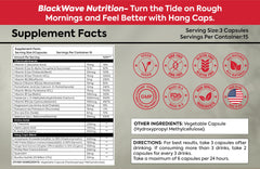BlackWave Hang Caps aptas para viajar como equipaje de mano, comodidad en salidas.