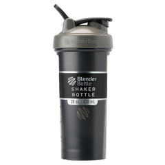 BlenderBottle clásico v2 frontal pack mostrando diseño y colores y portabilidad