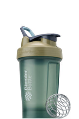 BlenderBottle Classic V2 frontal en color tan mostrando diseño y capacidad