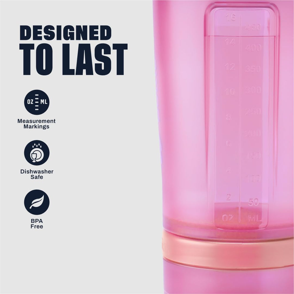 BlenderBottle organizador de pastillas integrado que mantiene comprimidos ordenados